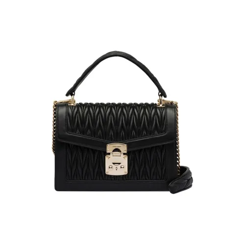 MIU MIU Soft Sheepskin Сумка через плечо Сумка Женская Черная