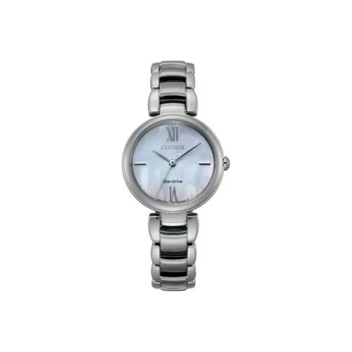 CITIZEN Светильник Кварцевый механизм Женские Ecology Drive Collection Часы 28,7 мм Синий