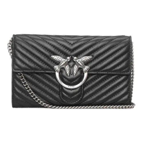 PINKO Овчина Swallow Сумка Сумка через плечо Женская Черная
