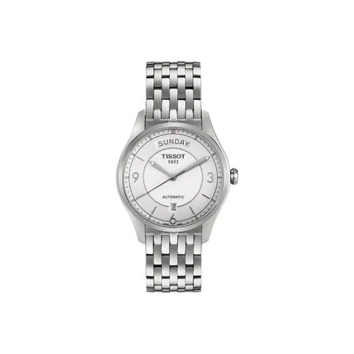 TISSOT Автоматический Механический Механизм Мужские Часы 37 мм Белый
