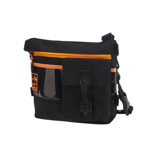 LINING Sports Fashion Collection Сумки кросс-боди Черный и оранжевый Унисекс