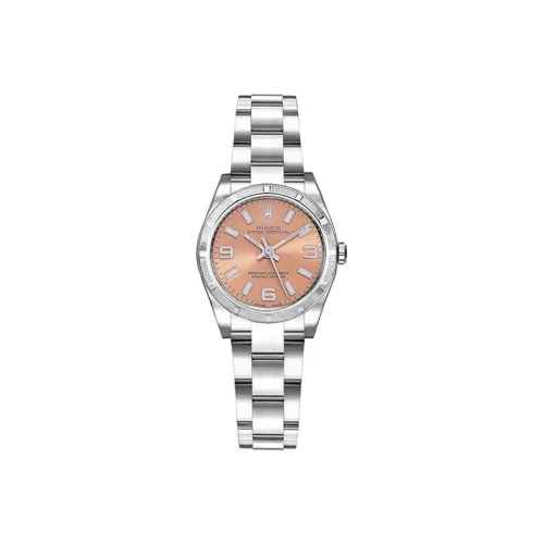 ROLEX Автоматический Механический Movement Женские Oyster Perpetual Часы Розовые