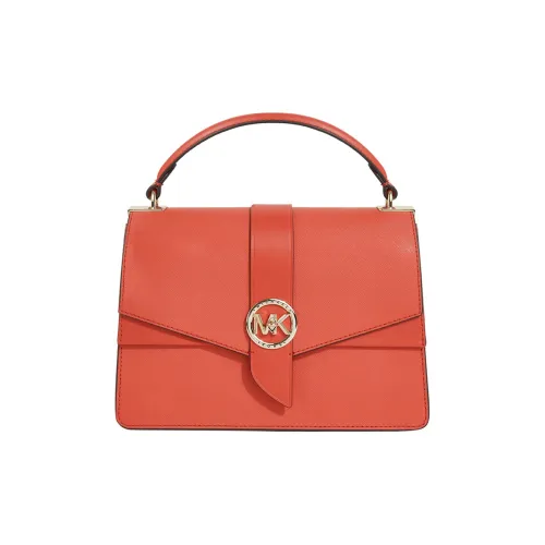 MICHAEL KORS Greenwich Кожа Сумка через плечо Сумка Средний Женская Оранжевая Красная
