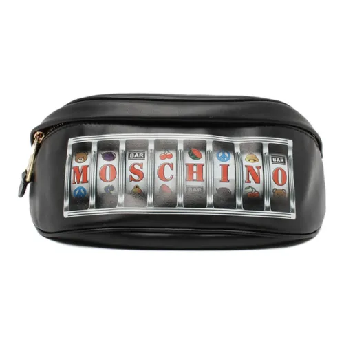 MOSCHINO Кожа Одно плечо Через плечо Бананка Женская Черная