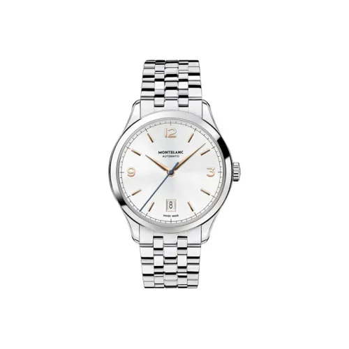 Montblanc Heritage Collection Автоматический Механический Часы Мужские Циферблат 38 мм Серебристый