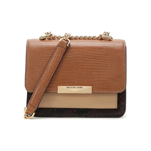 MICHAEL KORS MICHAEL KORS Handbag Collection Jade Кожа Сумка через плечо Сумка на плечо Женская Коричневая Многоцветная