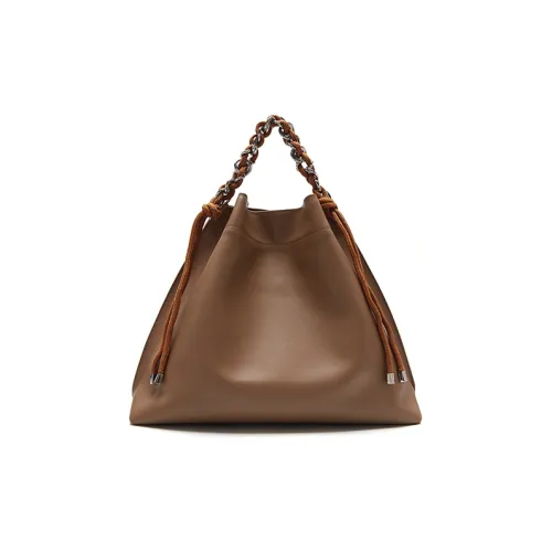 JESSIE JANE Сумка из коровьей кожи с цепочкой сумка через плечо стандартная женская цвет ореховый бетеля коричневый черный