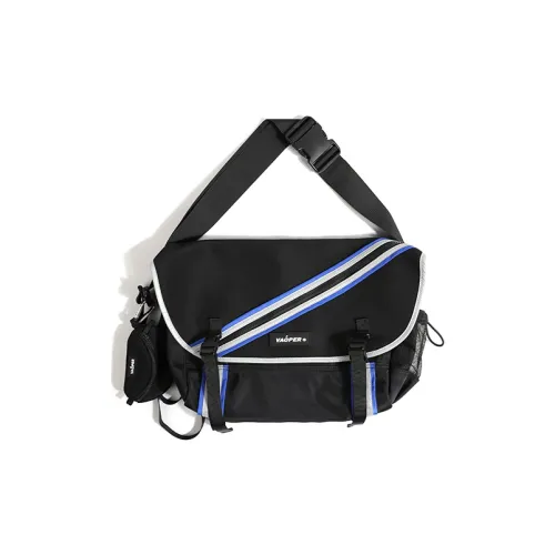VAOPER Нейлоновая ткань Сумка через плечо Рюкзак Сумка через плечо Средняя Унисекс Черный Серый Синий