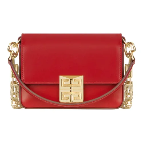 GIVENCHY 4G Slippery Коровья кожа Сумка с цепочкой Сумка через плечо Женская Красная