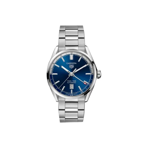 TAG HEUER Автоматический Механический Механизм Мужские Часы Carrera Collection 41 мм Синий