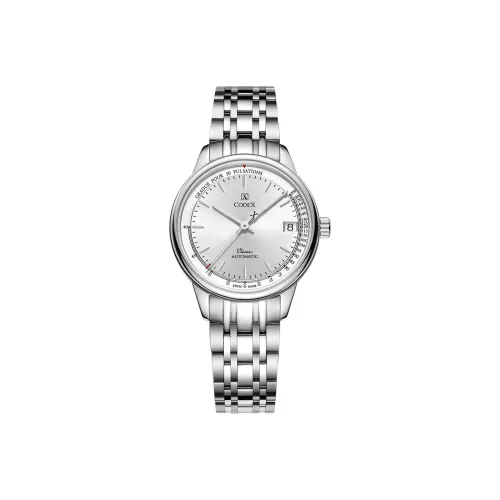 Codex Автоматический Механический Movement Женские Часы Classic Collection 34 мм Белые