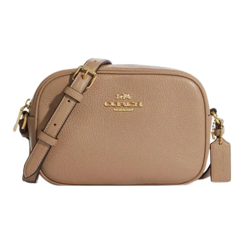 COACH Jamie Кожа Camera Сумка Сумка через плечо Маленькая Женская Хаки