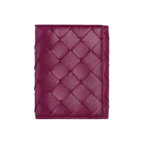 Bottega Veneta Кожа Кошелек Стандартный Унисекс Фиолетовый