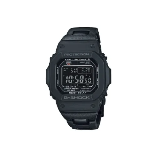 CASIO DIGITAL Collection Мужские часы Кварцевый механизм Смольный ремешок Черный циферблат GW M5610UBC 1JF