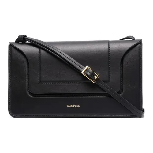 Wandler Телячья кожа Сумка через плечо Женская Черная