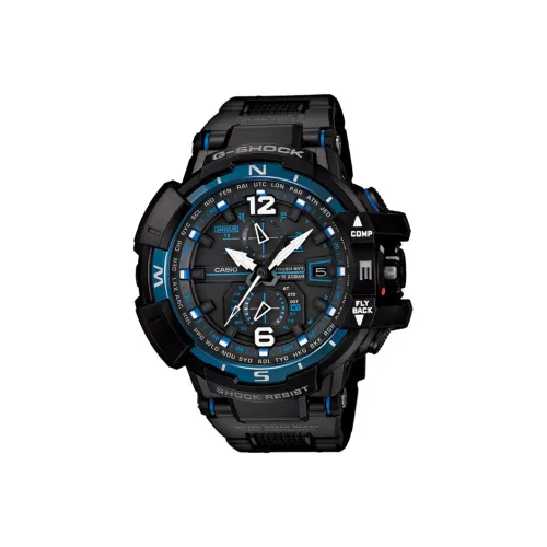 CASIO G Shock Авиационная серия Солнечный кварцевый механизм Часы Мужские Черный циферблат GW A1100FC 1A