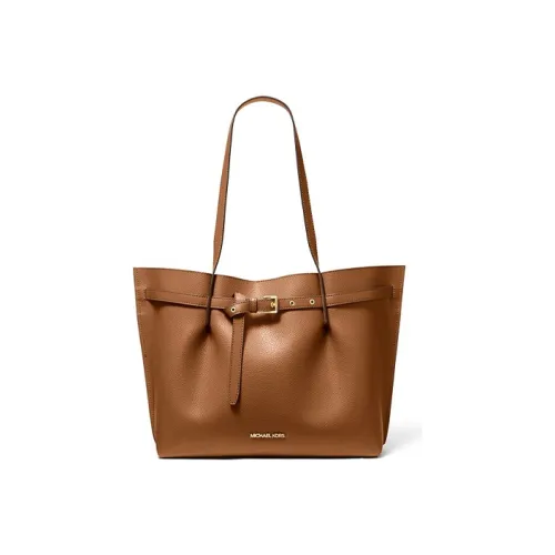 MICHAEL KORS Эмилия Кожа Тоут Сумка Сумка для покупок Сумка через плечо Сумка Большая Женская Коричневая