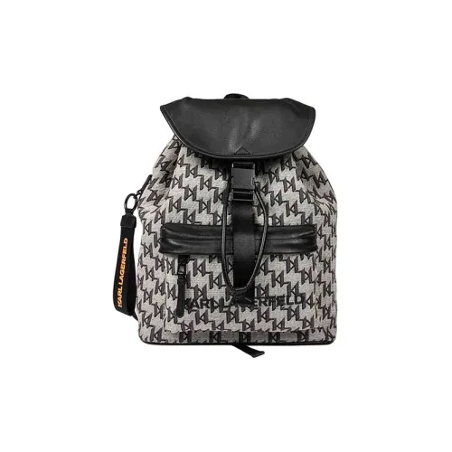 KARL LAGERFELD Хлопок Рюкзак Унисекс Черный