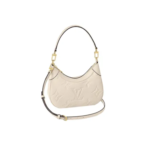 LOUIS VUITTON Мягкая крупнозернистая кожа коровы сумка через плечо сумка обычная женская молочно-белая