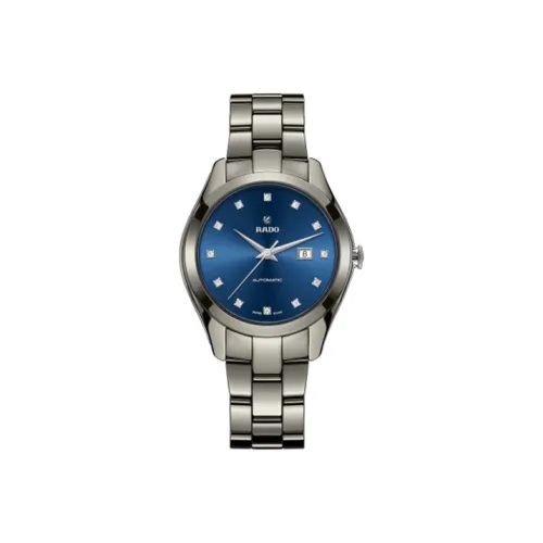 RADO Glam Slam Collection Автоматический Механический Механизм Женские Часы 36 мм Синий Циферблат Корпус из Нержавеющей Стали