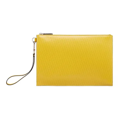 FENDI Телячья кожа Напульсник Клатч Мужской Желтый