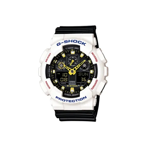 CASIO Кварцевый механизм Мужские часы серии Liquid Crystal/Analog Dual Display, 55 мм*51,2 мм*16,9 мм, черный