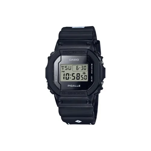 CASIO G Squad Series Paris Мода Бренд PIGALLE Коллаборация Кварцевый Механизм Смольный Ремешок Часы