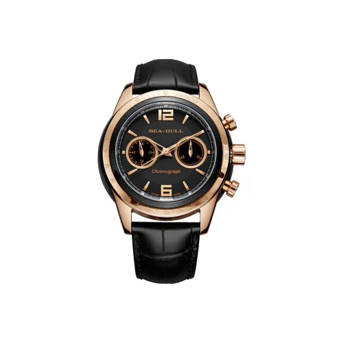 Sea Gull LE BRASSUS Коллекция Multifunction Outdoor Sports Механизм с ручным заводом Естественная кожа Ремешок