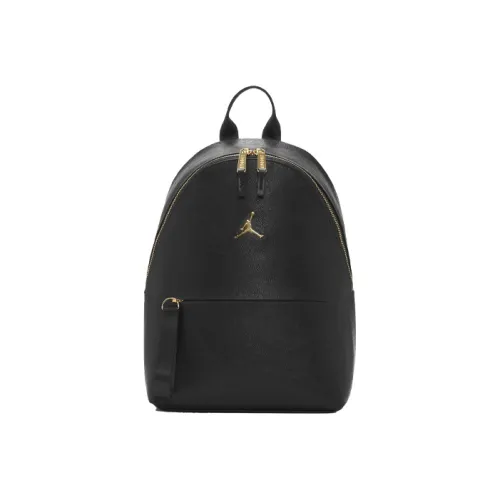 Jordan Leather Backpack Regular Unisex Black Джордан Кожа Рюкзак Стандартный Унисекс Черный