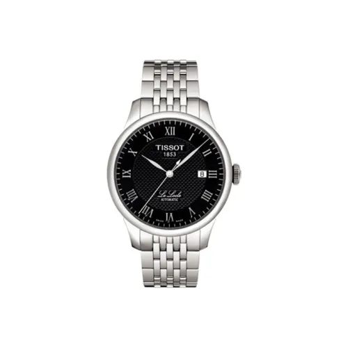 TISSOT Автоматический Механический Часы Мужские из Коллекции Le Locle, 39,3 мм, Черный
