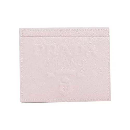 PRADA Кожа Держатель для карт Женский Розовый