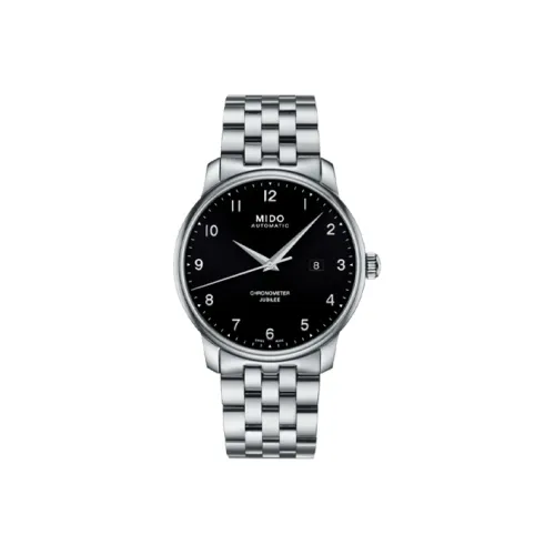 MIDO Автоматический Механический Механизм Мужские Часы Baroncelli 42 мм Черные