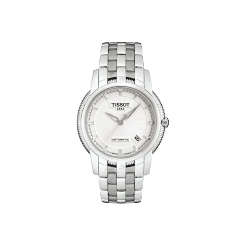 TISSOT Автоматический Механический Механизм Мужские Часы 39,5мм*39,5мм*9,5мм Серебряный