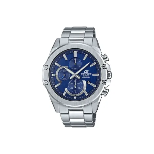 CASIO Edifice Collection Кварцевый механизм нержавеющая сталь ремешок часы для мужчин синий циферблат EFR S567YD 2AUPR