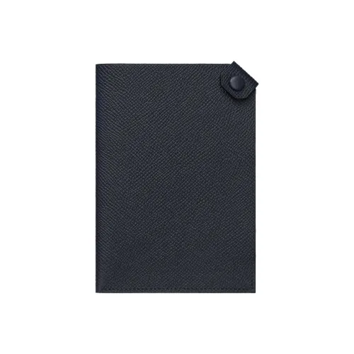 HERMES Tarmac Коровья кожа Кошелек Женские Индиго