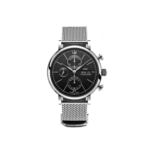 IWC Автоматический Механический Часы Мужские Baotai Fino Series 42мм*42мм*13,6мм Черные