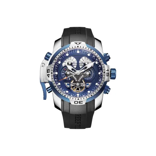 REEF TIGER Aurora Collection Concept Автоматический механический механизм Часы Мужские Синий циферблат RGA3503 JBLHH