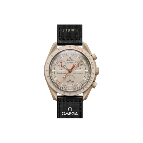 SWATCH OMEGA Quartz Механизм Мужские часы Часы 42 мм Кофейный циферблат часов