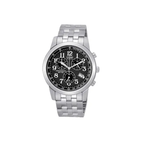 CITIZEN Светильник Кварцевый механизм Мужские часы Ecology Drive Collection 38 мм*10 мм Черный