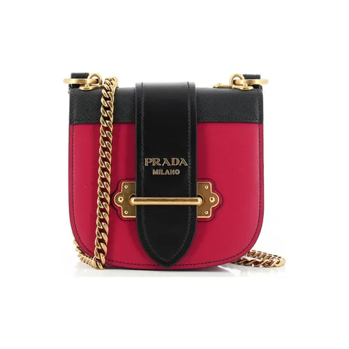PRADA Cahier Коровья кожа Сумка через плечо Женская Красная