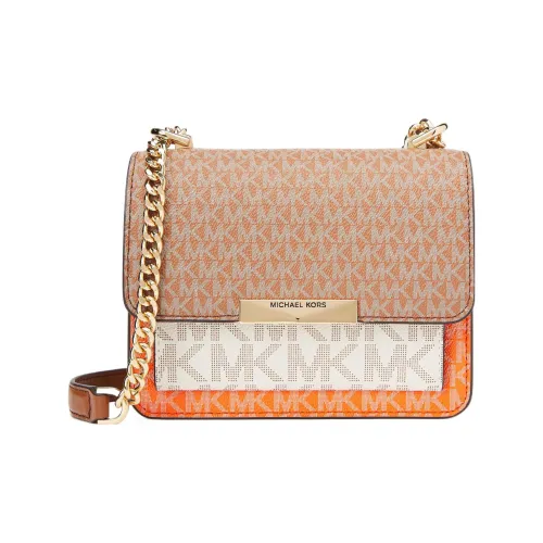 MICHAEL KORS MICHAEL KORS Handbag Collection Jade Искусственная кожа Сумка через плечо Мини Женская Оранжевая Красная