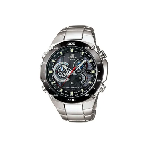 CASIO Кварцевый механизм Мужские часы EDIFICE 47 мм Черные