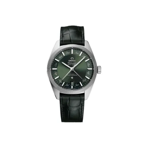 OMEGA Автоматический Механический Часы Мужские Constellation Series Sovereign Watch 41 мм Зеленые