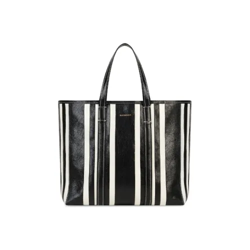 Balenciaga Lambskin Tote Bag Shopping Bag Handbag Shoulder Bag Crossbody Bag Medium Unisex Black White Баленсиага Ламскин Тот Сумка Сумка для покупок Сумка Сумка через плечо Сумка через плечо Средняя Унисекс Черный Белый