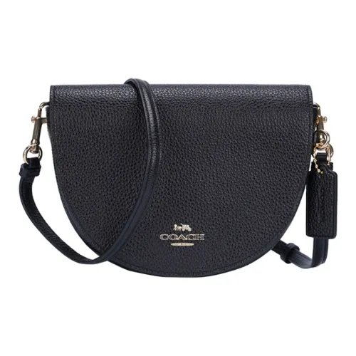 COACH Ellen Кожа Сумка через плечо Женская Черная