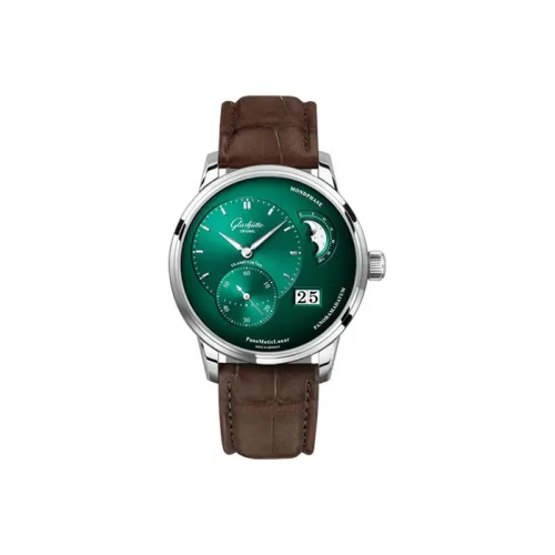 Glashütte Original Автоматический Механический Механизм Мужские Часы PANO 40 мм Зеленые