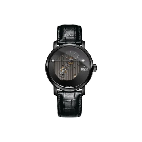 RADO DiaMaster Collection Автоматический Механический Часы Мужские 43 мм Черный Циферблат Керамические Оправа Часов