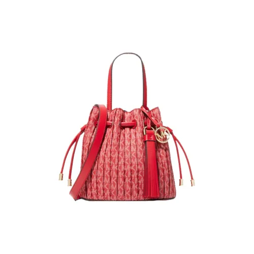 MICHAEL KORS Willa Полиэстер Тоут Сумка Сумка для покупок Сумка-ведро Сумка через плечо Сумка Мини Женская Красная