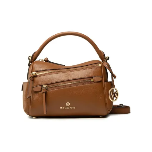 MICHAEL KORS MICHAEL KORS Handbag Collection Lorimer Кожа Через плечо Сумка Клатч Стандартный Женский Карамельный Коричневый