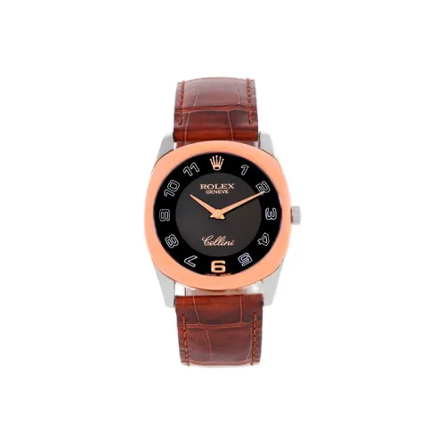 ROLEX Мужские часы с ручным заводом, серия Chelli, черный